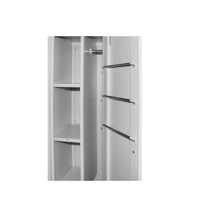 Шкаф RFG, за препарати, метален, 400 х 400 х 1800 mm, сив