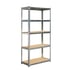 RFG Стелаж, метален, с 5 рафта, 1000 х 400 х 1920 mm, MDF, до 65 kg