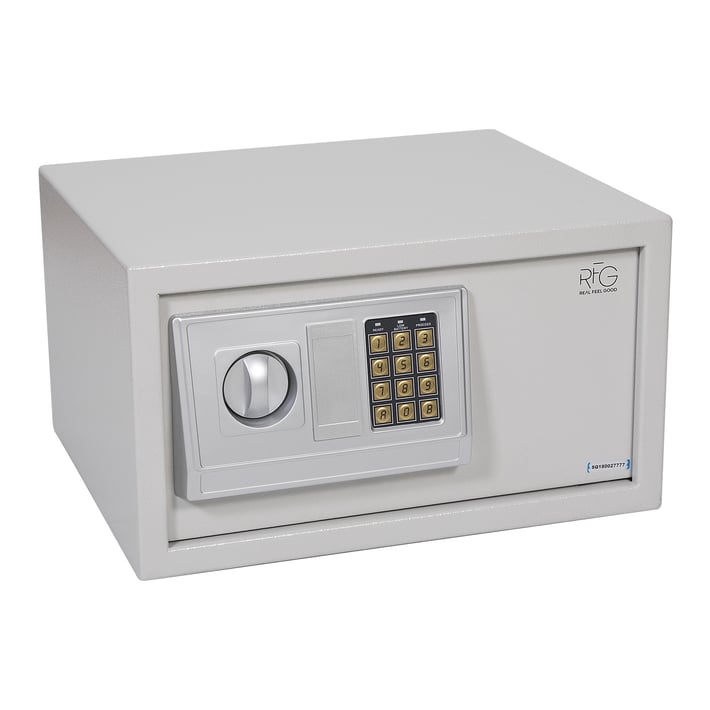 Сейф RFG EA23, неогнеупорен, с дигитален код, стоманен, 40.5 x 33.5 x 22.9 cm