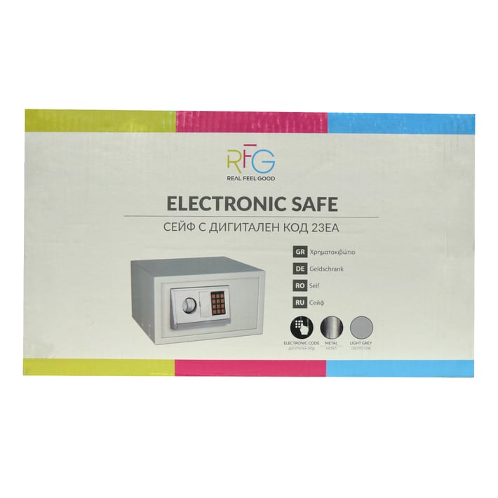 Сейф RFG EA23, неогнеупорен, с дигитален код, стоманен, 40.5 x 33.5 x 22.9 cm