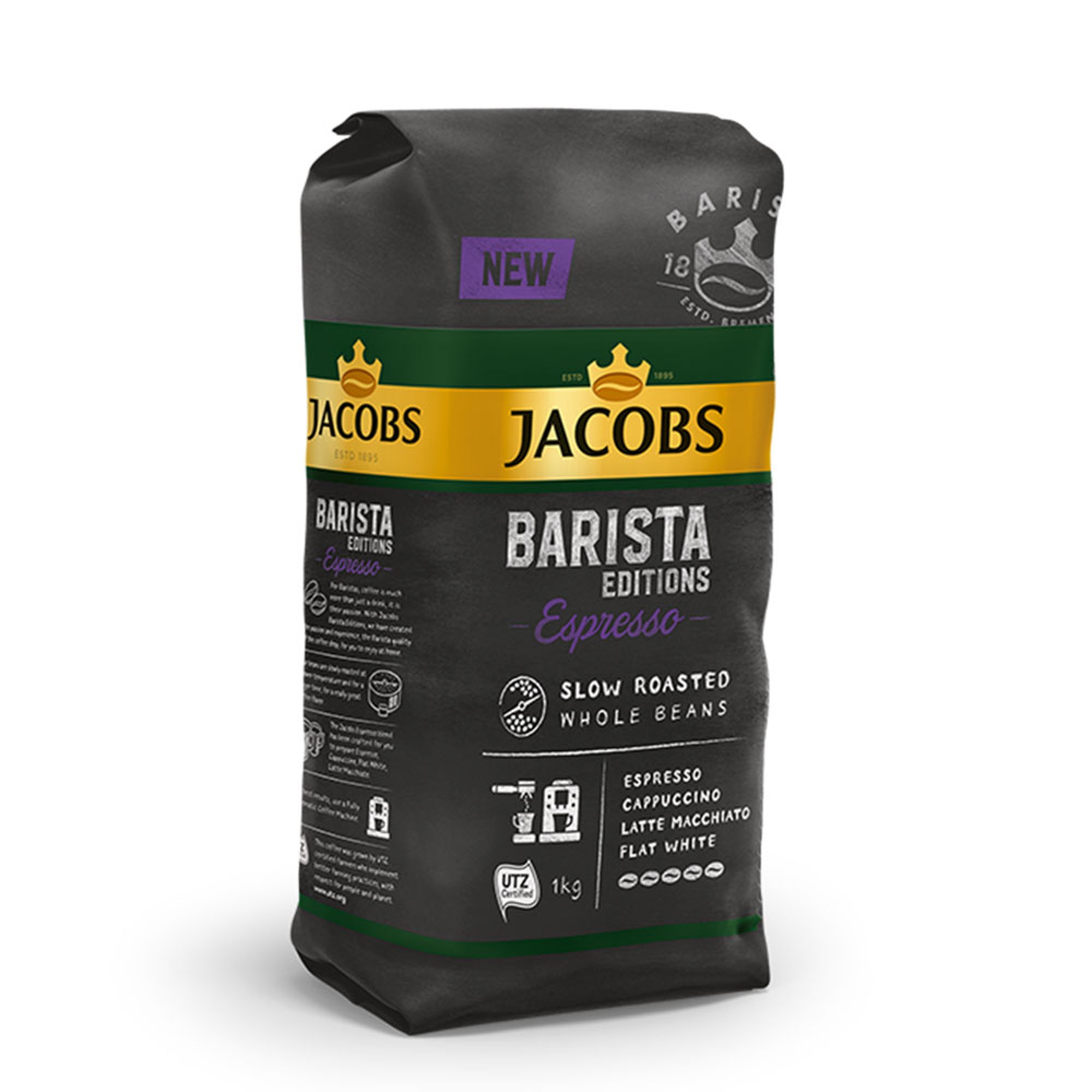 Jacobs Кафе на зърна Barista Editions Espresso, 1 kg