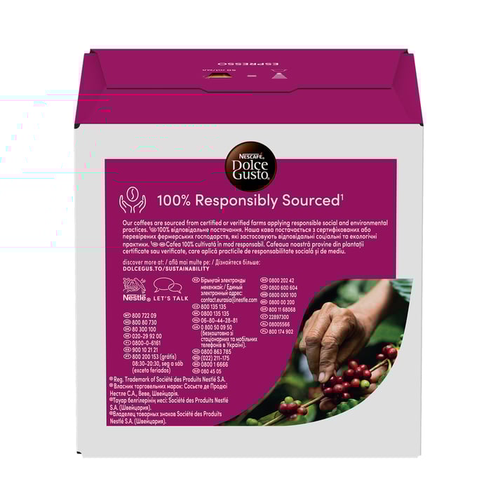 Nescafé Dolce Gusto Кафе капсула Espresso, 16 броя
