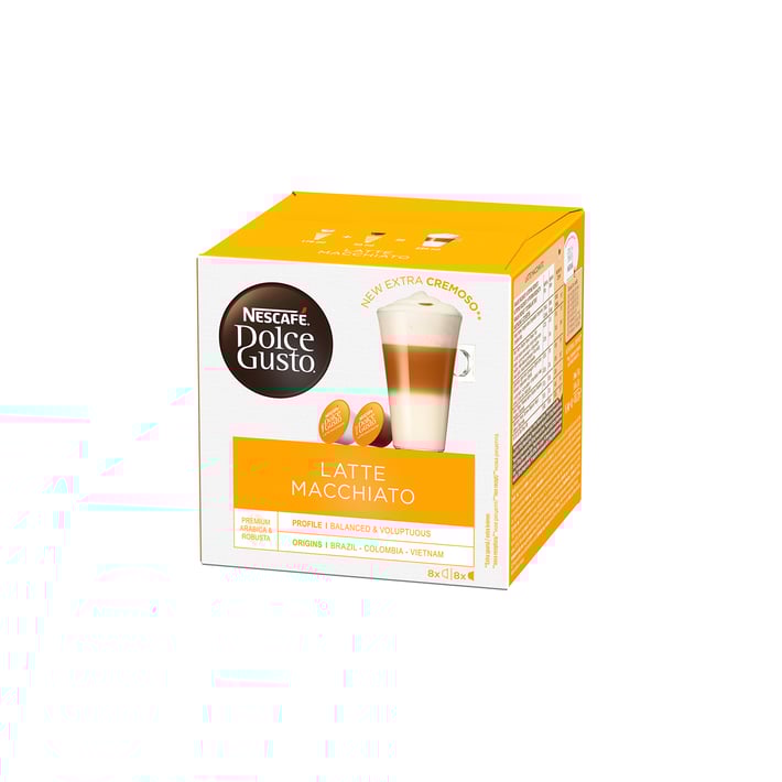Nescafé Dolce Gusto Кафе капсула Latte Macchiato, 16 броя