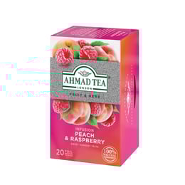 Ahmad Tea Чай ''Малина и праскова'', плодов, 2 g, в пакетче, 20 броя