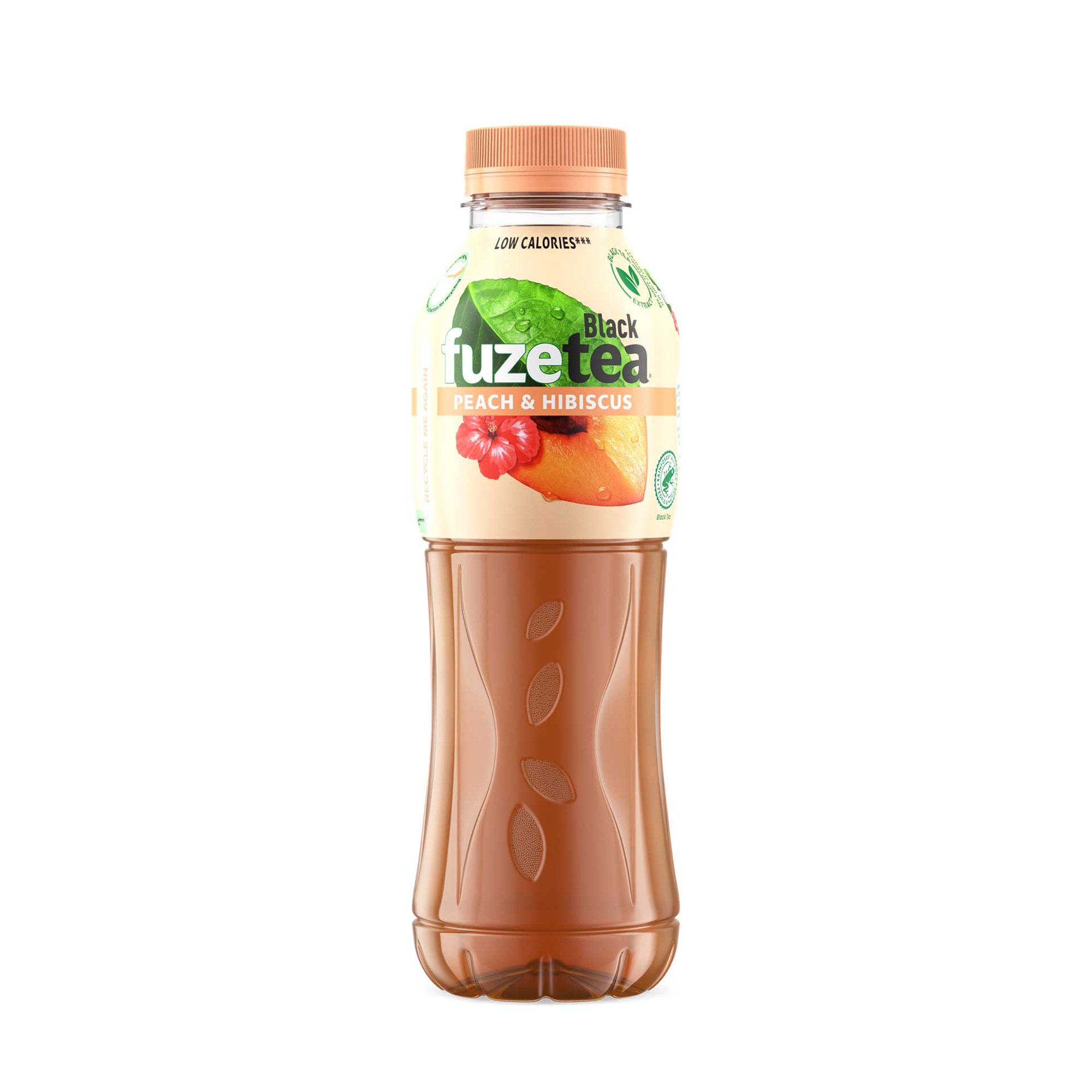 FUZEtea Студен чай, праскова и хибискус, 500 ml