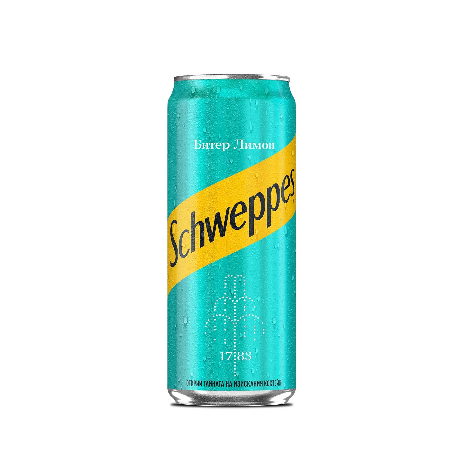 Schweppes Битер лимон, 330 ml, в кен | USG
