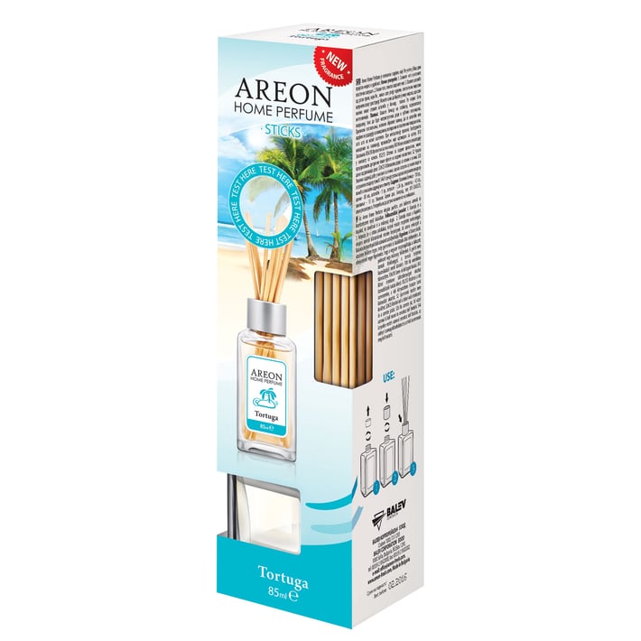 Areon Ароматизатор Home Perfume, пръчици, Тортуга, 85 ml