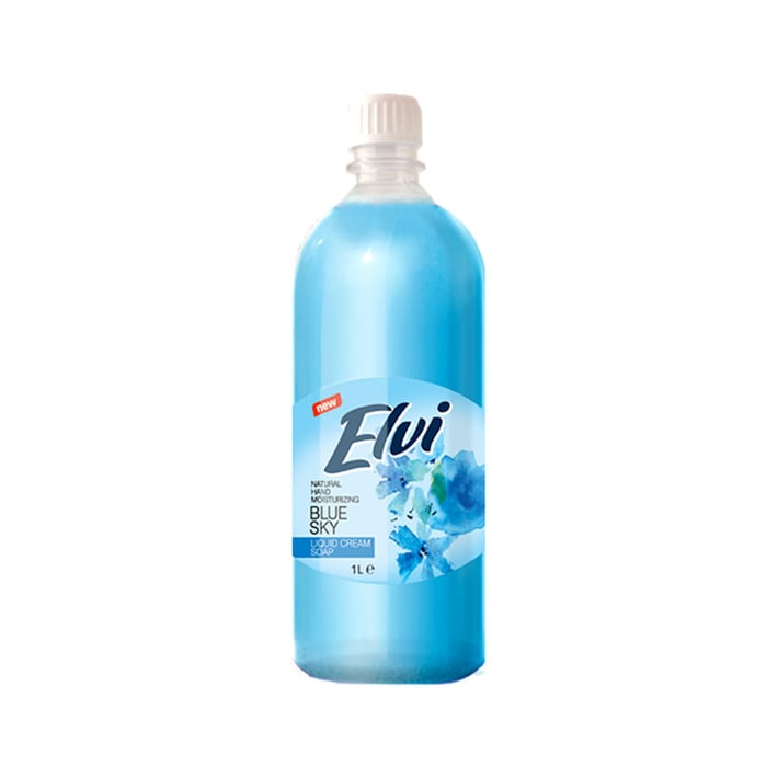 Elvi Течен сапун, синьо небе, 1 L, син