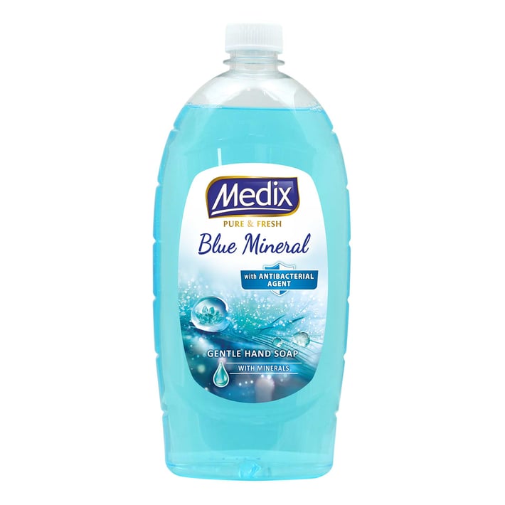 Medix Течен сапун Pure Blue Mineral, пълнител, 800 ml, син