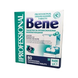 Bene Таблетки за съдомиялна Professional, 80 броя