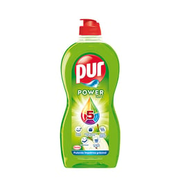 Pur Препарат за миене на съдове Duo Power, ябълка, 450 ml