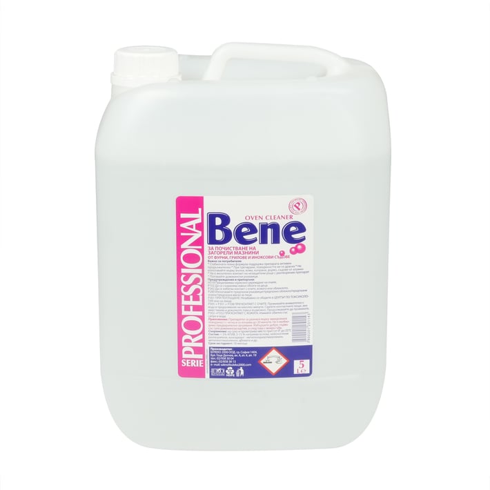 Bene Препарат за почистване на фурни и грилове, професионален, 5 L