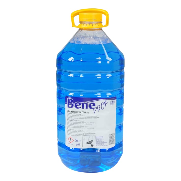 Bene Препарат за почистване на стъкла, професионален, 5 L