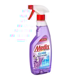 Medix Препарат за почистване на стъкла, с помпа, 500 ml, виолетов