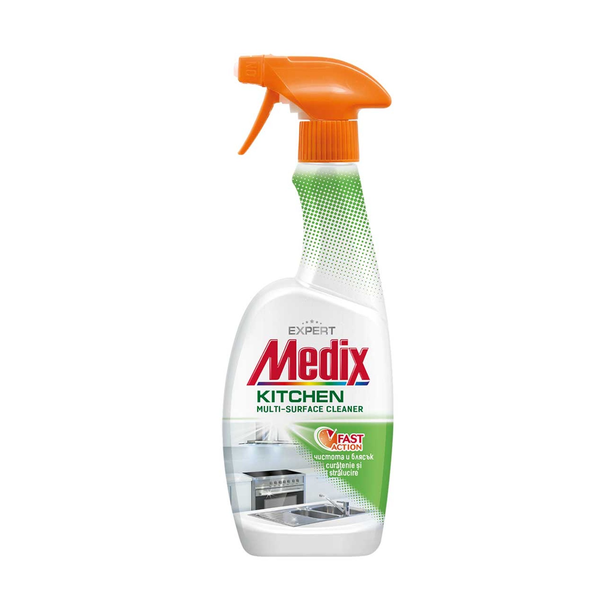 Medix Препарат за почистване Kitchen, универсален, активна пяна, с помпа, 500 ml