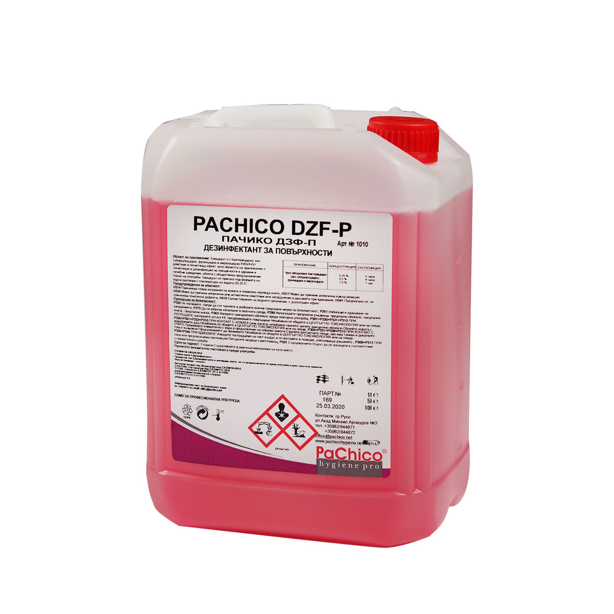 PaChico Дезинфектант DZF P, 5 L