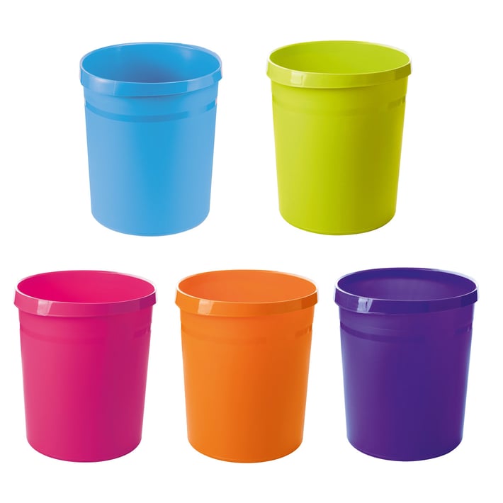 HAN Кош за отпадъци Grip Trend, пластмасов, 18 L, розов