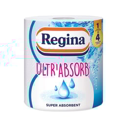 Regina Кухненска ролка Ultra Absorb, целулоза, трипластова, 1 брой