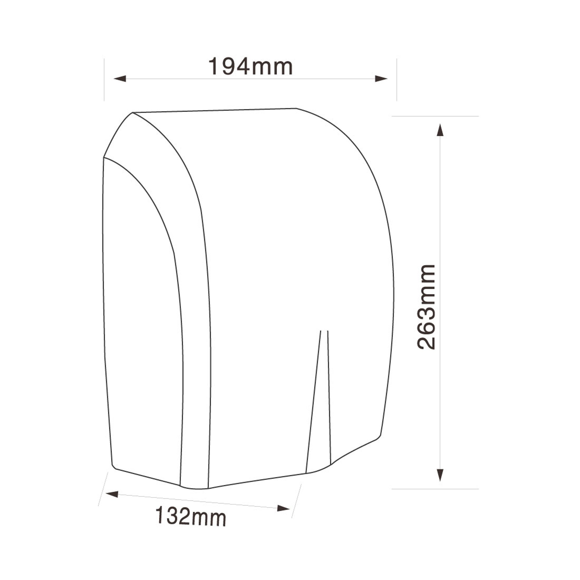 Faneco Сешоар за ръце Mistral Pro, 1500 W, бял