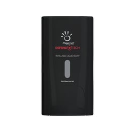 Papernet Диспенсър за течен сапун, презареждаем, черен, 1 L