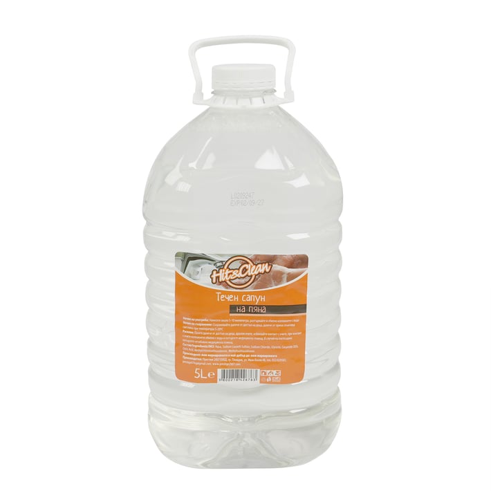 Hit&Clean Течен сапун, на пяна, 5 L