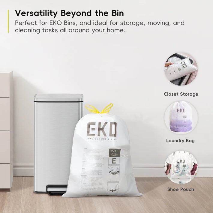 Eko Торби за смет, тип E, с връзка, 25-35 L, 12 броя