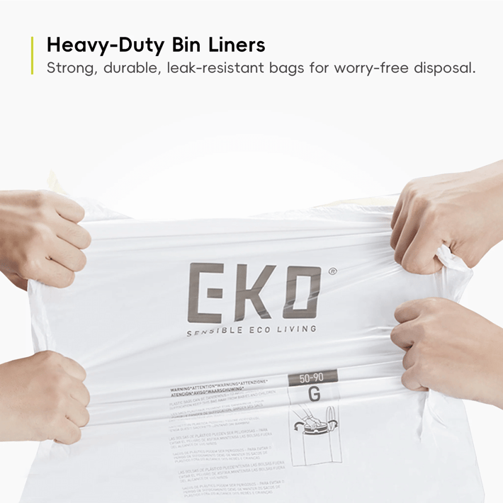 Eko Торби за смет, тип G, с връзка, 50-90 L, 10 броя