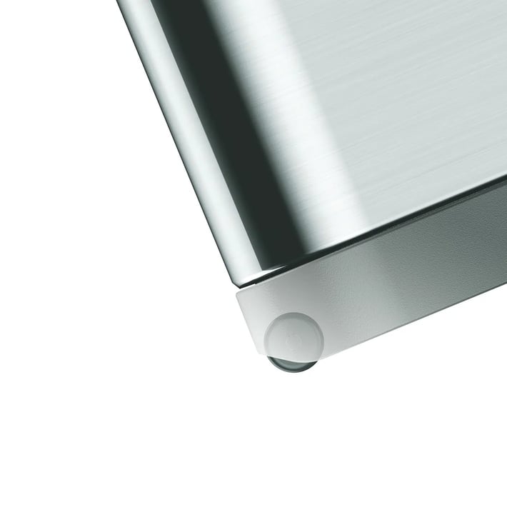 Кош за отпадъци Eko Ecofly, с педал и скрити колела, 45 L