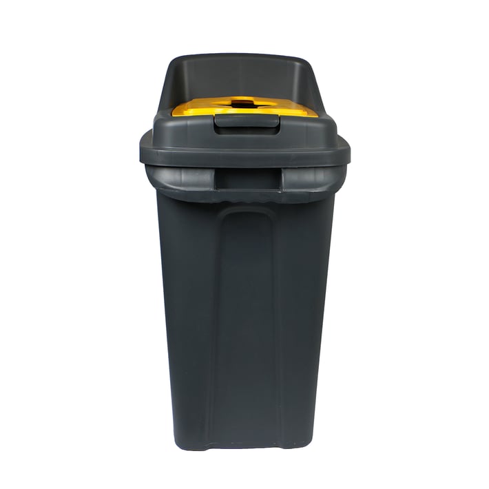 Кош за отпадъци Planet, за разделно събиране, 50 L, жълт