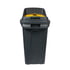 Кош за отпадъци Planet, за разделно събиране, 50 L, жълт