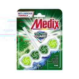 Medix Ароматизатор за тоалетна WC Fresh Drops, бор, 55 g
