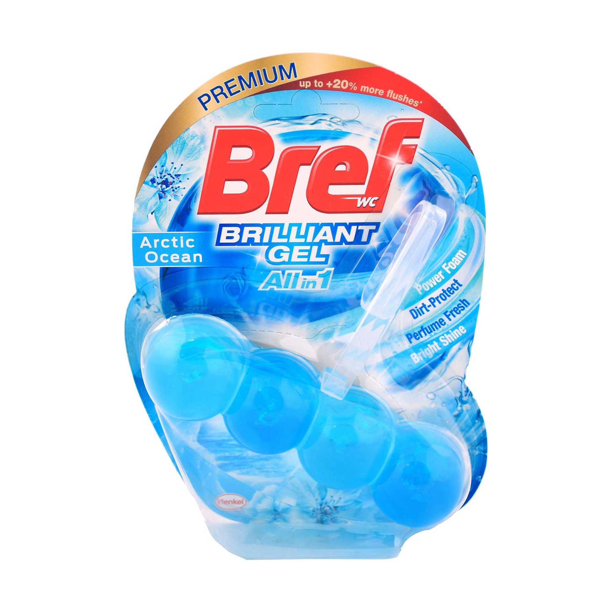 Bref Ароматизатор за тоалетна Brilliant Gel, океан, 42 g