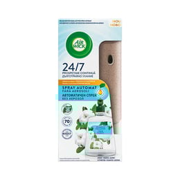Air Wick Ароматизатор Active Fresh, с включен пълнител, свеж памук, 228 ml