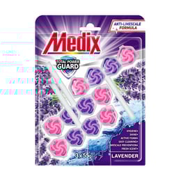 Medix Ароматизатор за тоалетна WC Lavender, 55 g, 3 броя