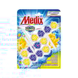 Medix Ароматизатор за тоалетна Summer Garden, 55 g, 3 броя