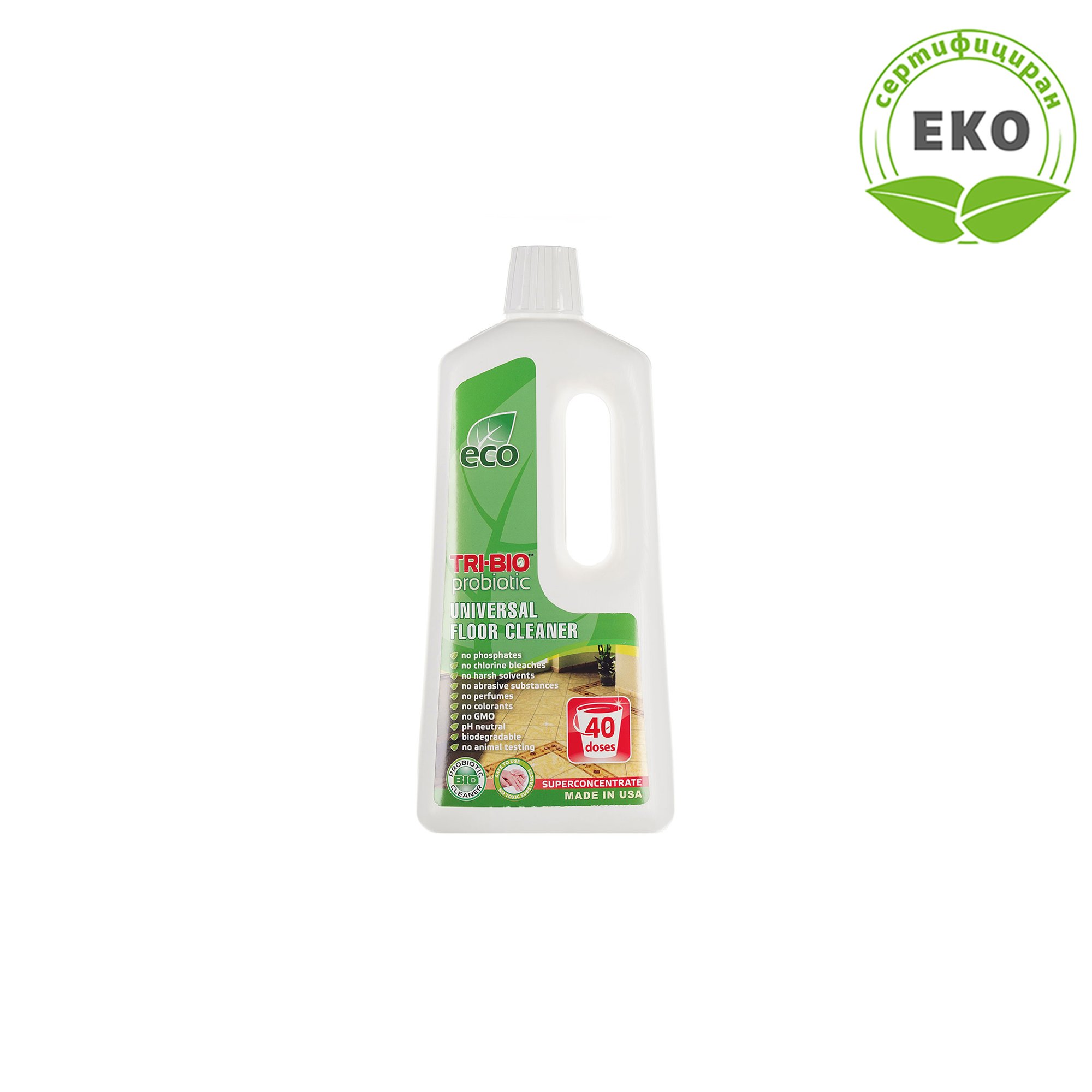 Tri Bio Препарат за почистване на под, 890 ml