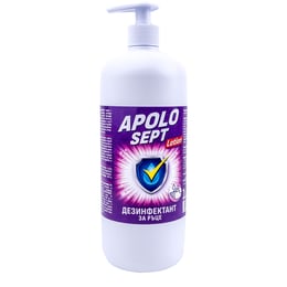 Apolo Дезинфекциращ препарат за ръце Sept, лосион, с помпа, 1 L
