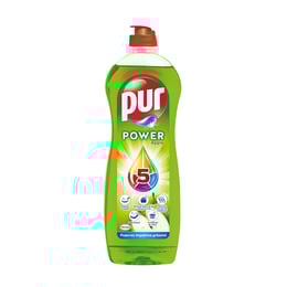Pur Препарат за миене на съдове Duo Power, ябълка, 750 ml