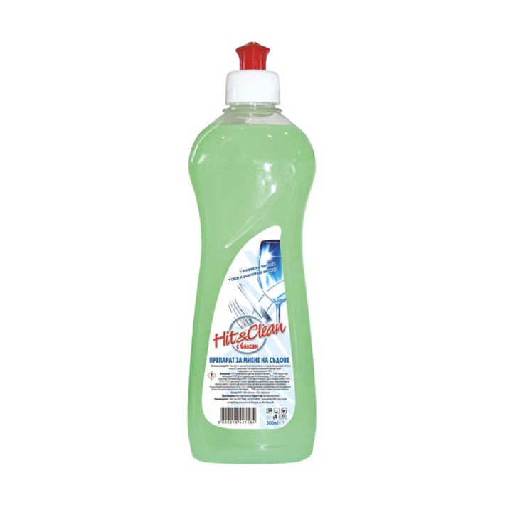 Hit&Clean Препарат за миене на съдове, балсам, 500 ml, асорти