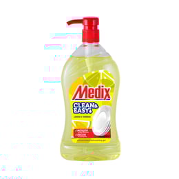 Medix Препарат за миене на съдове Clean & Easy, с помпа, жълт, 800 ml
