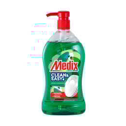 Medix Препарат за миене на съдове Clean & Easy, с помпа, зелен, 800 ml