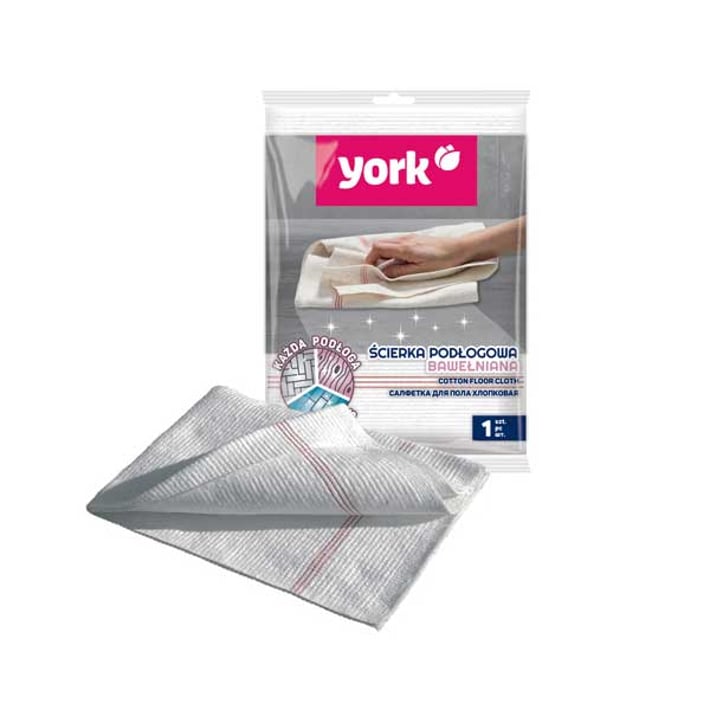 York Кърпа за под, памучна, 50 х 53 mm