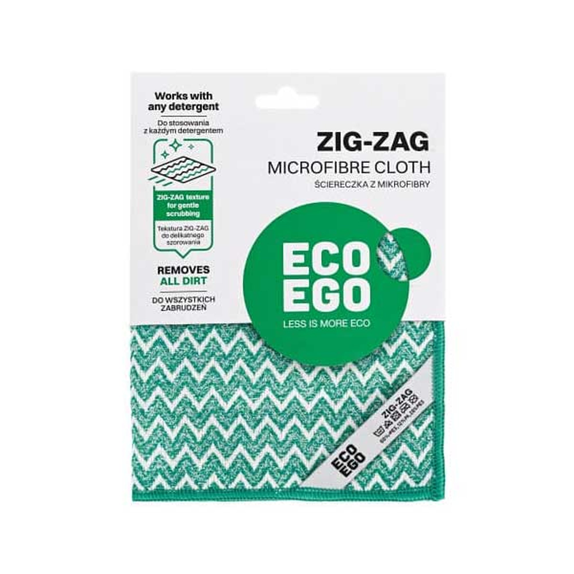 York Кърпа Eco Ego Zig-Zag, микрофибърна, 35 х 35 cm