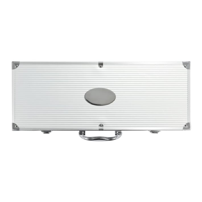 Комплект прибори за барбекю, 12 части, в алуминиев куфар