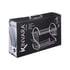 Сушилник за съдове Kinvara, на 2 нива, сив, с тава и хромирани аксесоари