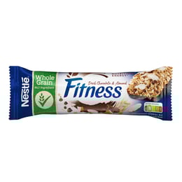 Nestle Зърнен десерт Fitness, шоколад и бадем, 23.5 g