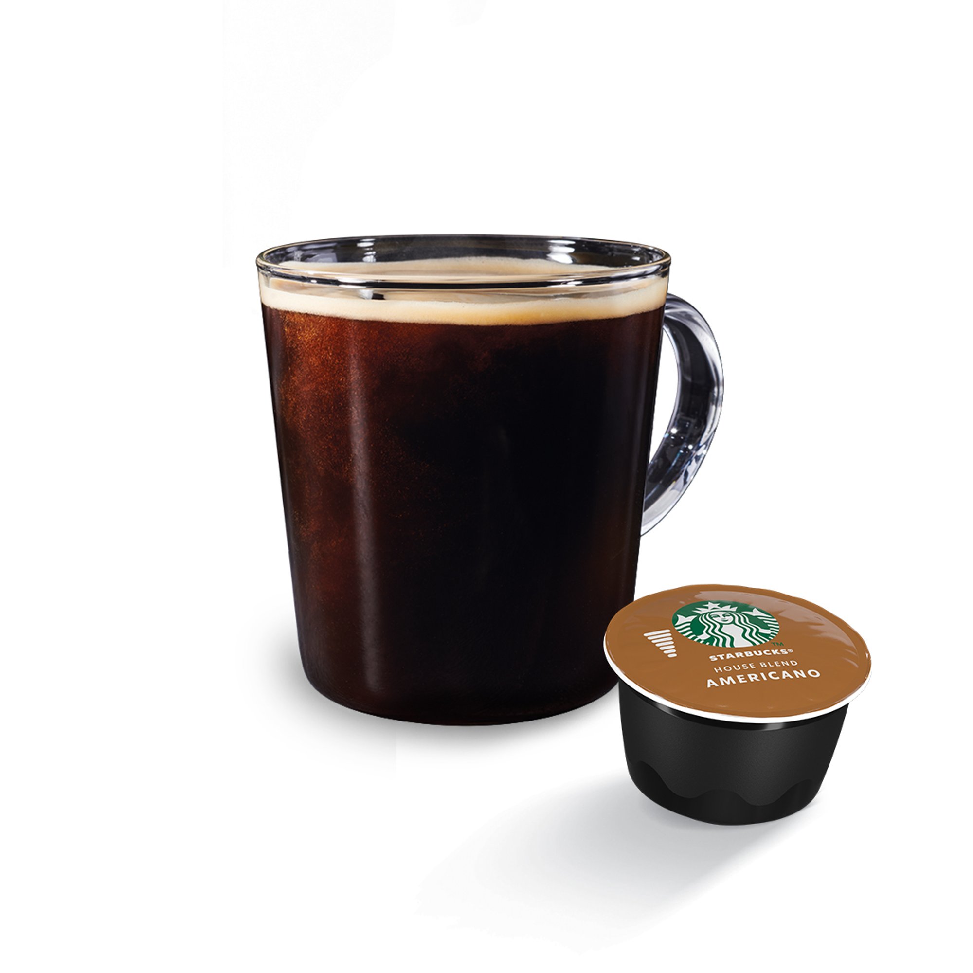 Nescafé Dolce Gusto Кафе капсула Starbucks, Americano House Blend, 12 броя