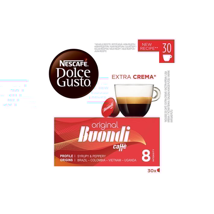 Nescafé Dolce Gusto Кафе капсула Buondi, 30 броя