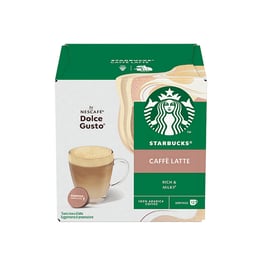 Nescafé Dolce Gusto Кафе капсула Starbucks, Caffe Latte, 12 броя