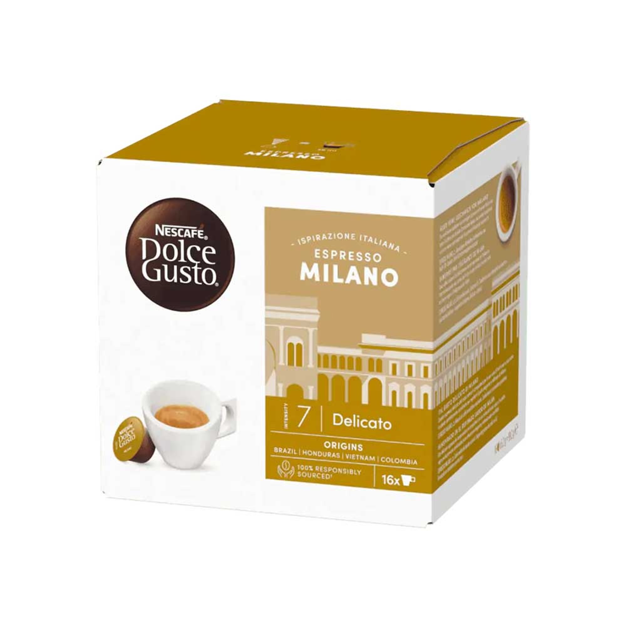 Nescafé Dolce Gusto Кафе капсула Milano, 16 броя